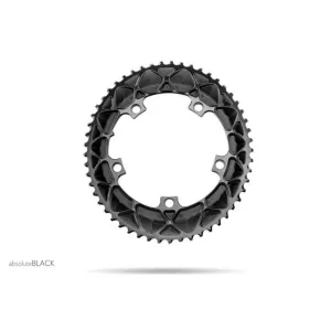 Звезда шатунов absoluteBLACK OVAL130BCD 5h 2X черная 