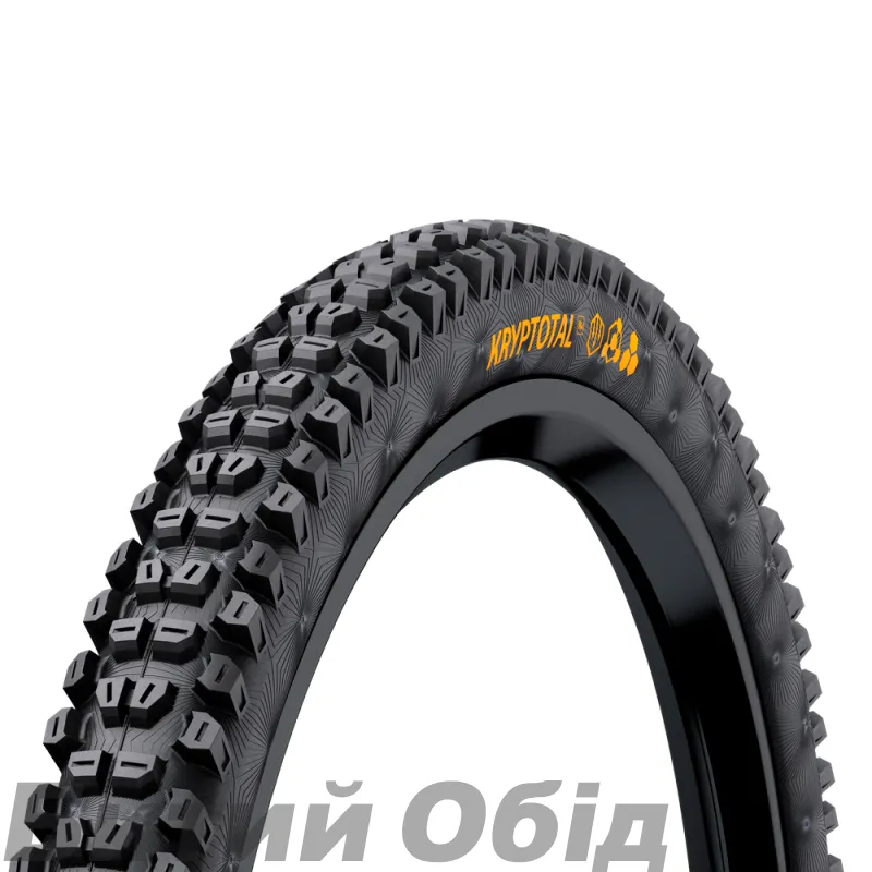 Покришка безкамерна Continental Kryptotal-R Downhill SuperSoft 29 x 2.40 чорна складна skin
