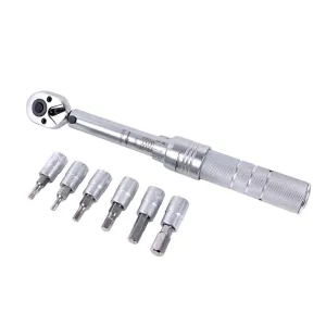 Ключ трещетка з насадками Birzman Torque Wrench 3-15nm 3,4,5,6,8mm,T25