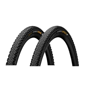 Покрышка Continental Terra Speed ProTection - 28" | 700 | 28, черная, складная, skin