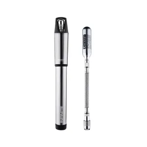 Насос велосипедный Birzman Infinite Apogee MTB / ручной / 90psi / серый/ совместим с CO2 Насос велосипедный Birzman Infinite Apogee MTB / ручной / 90psi / серый/ совместим с CO2