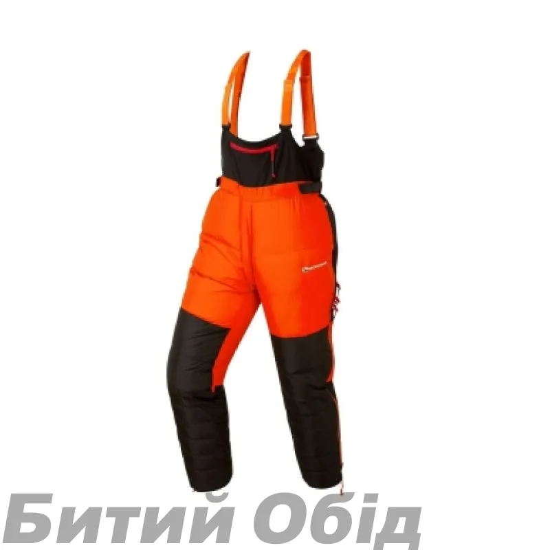 Брюки Montane Apex 8000 Down Salopettes, firefly orange 