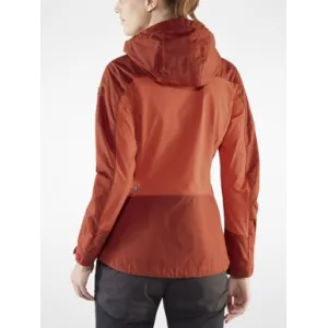 Куртка FJALLRAVEN Abisko Lite Trekking Jacket W, cabin red/rowan red 