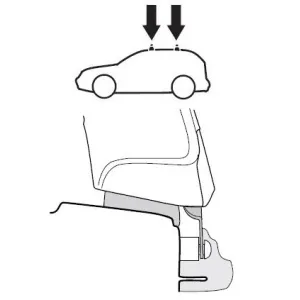 Монтажний комплект Thule 1206 для BMW X5 (E53) 1999-2006  Монтажний комплект Thule 1206 для BMW X5 (E53) 1999-2006