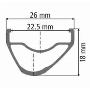 Обод DT SWISS XR 361 27x22,5 DISK BRAKE 