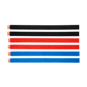 Набір стягувальних ременів Tatonka Hook & Loop Strap Set 20mm 6pcs (Assorted)