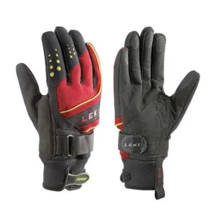 Перчатки LEKI Thermoshield black-red-yellow 8