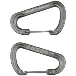 Hабір карабінів Sea to Summit Accessory Carabiner Large Titanium 2pcs (Titanium)