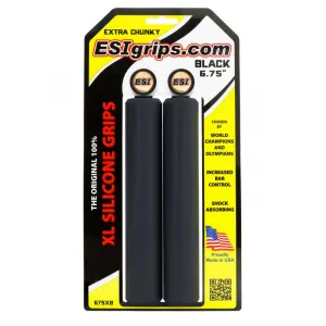 Гріпси ESI XL 6.75" Extra Chunky (черные)