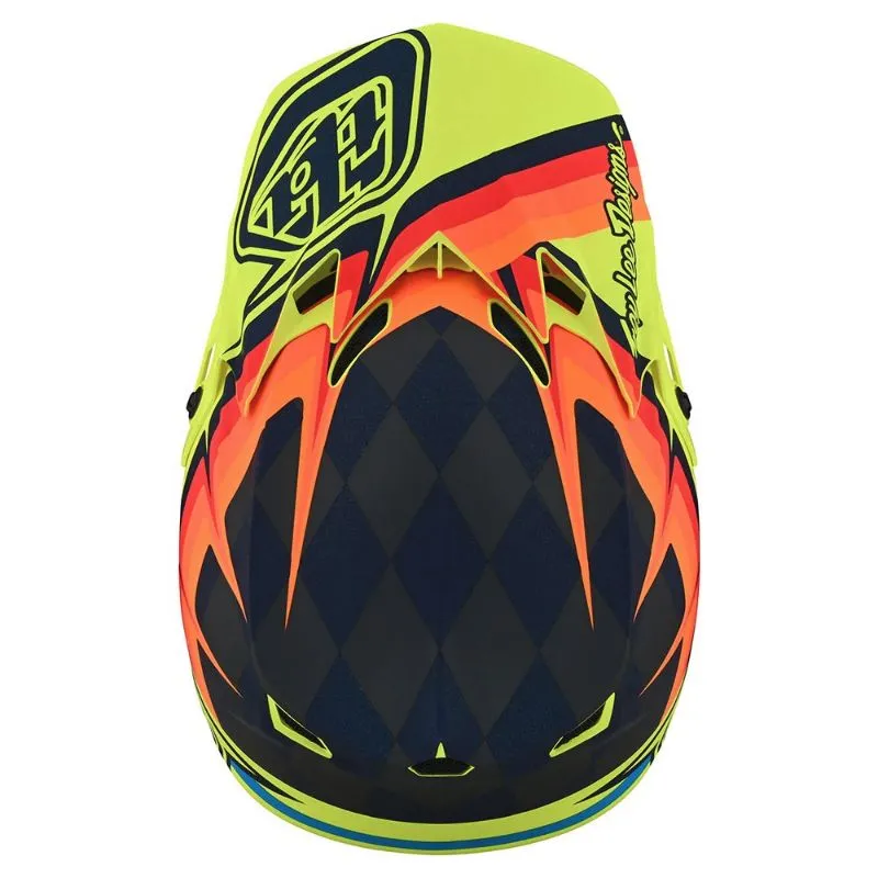 Мотошлем TLD SE4 POLYACRYLITE [WARPED YELLOW] 
