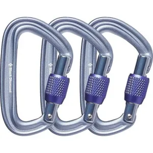 Набор карабинов Black Diamond LiteForge Screwgate 3 Pack (Grey, One Size)