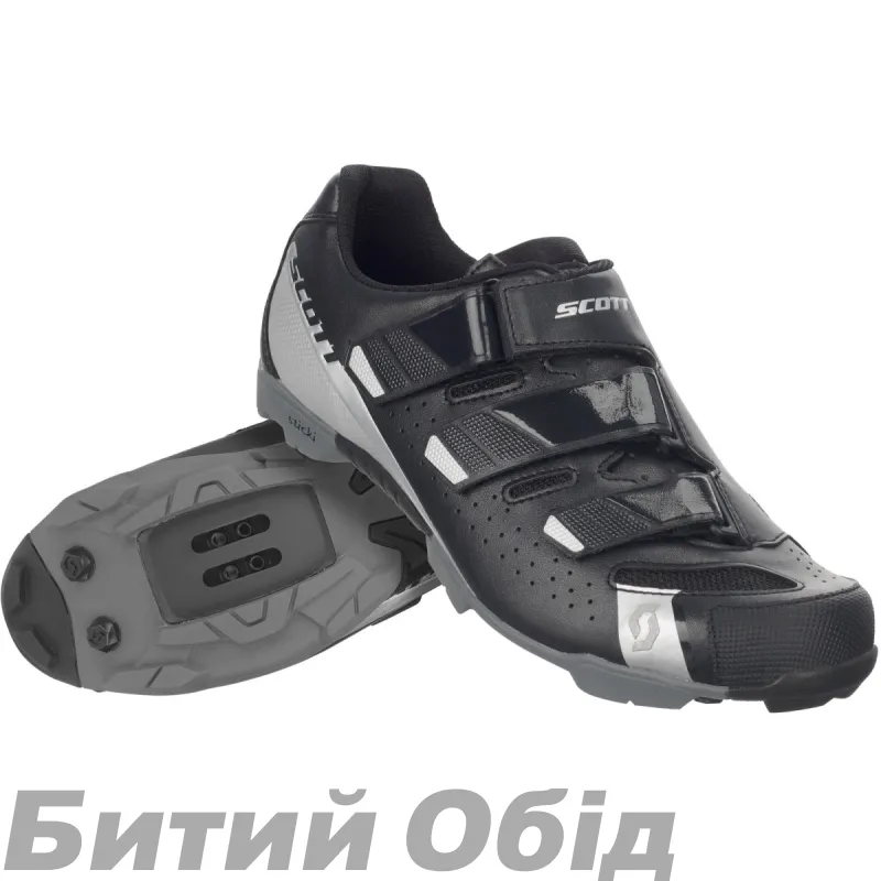 Велотуфлі SCOTT MTB COMP RS LADY чорно/сірі 