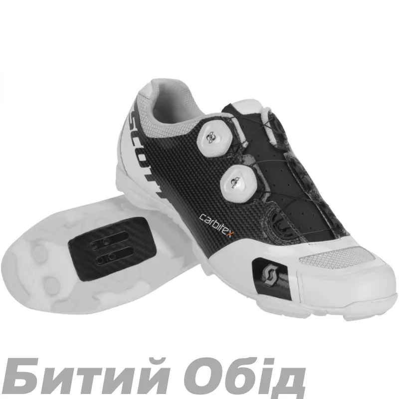 Велотуфлі SCOTT MTB RC SL чорно/білі 