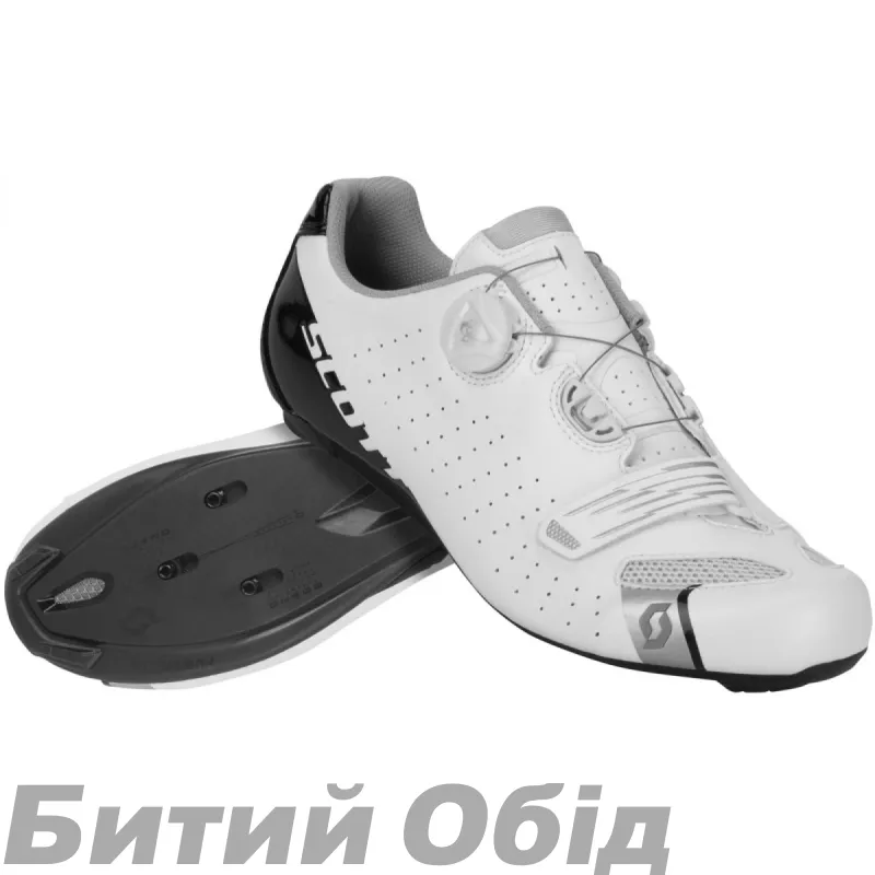 Велотуфлі SCOTT ROAD COMP BOA біло/чорні 