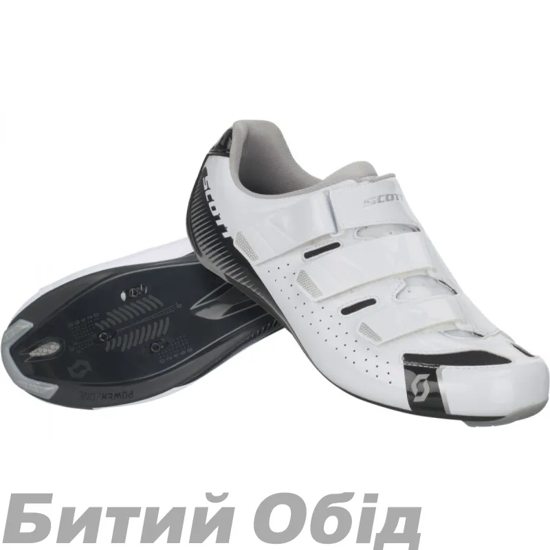 Велотуфлі SCOTT ROAD COMP біло/чорні 