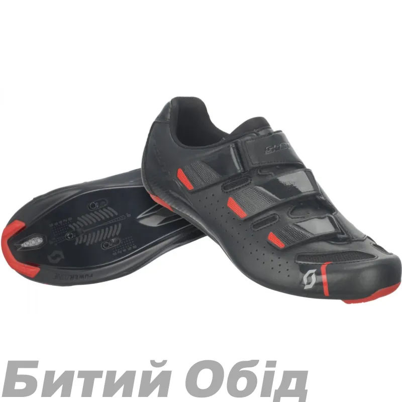 Велотуфлі SCOTT ROAD COMP чорно/червоний 