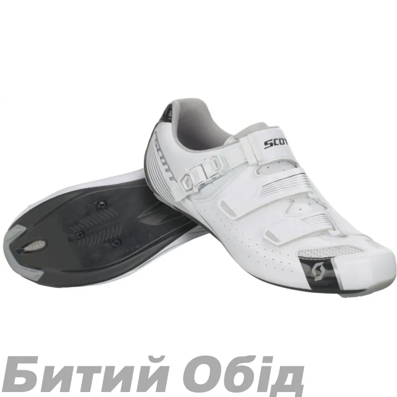 Велотуфлі SCOTT ROAD PRO біло/чорні 