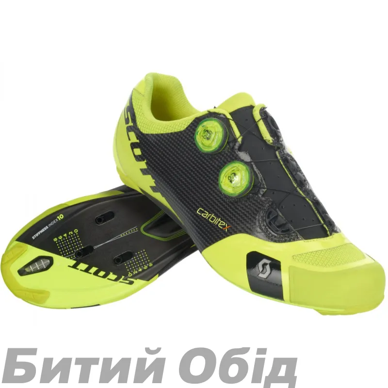 Велотуфлі SCOTT ROAD RC SL чорно/жовті 