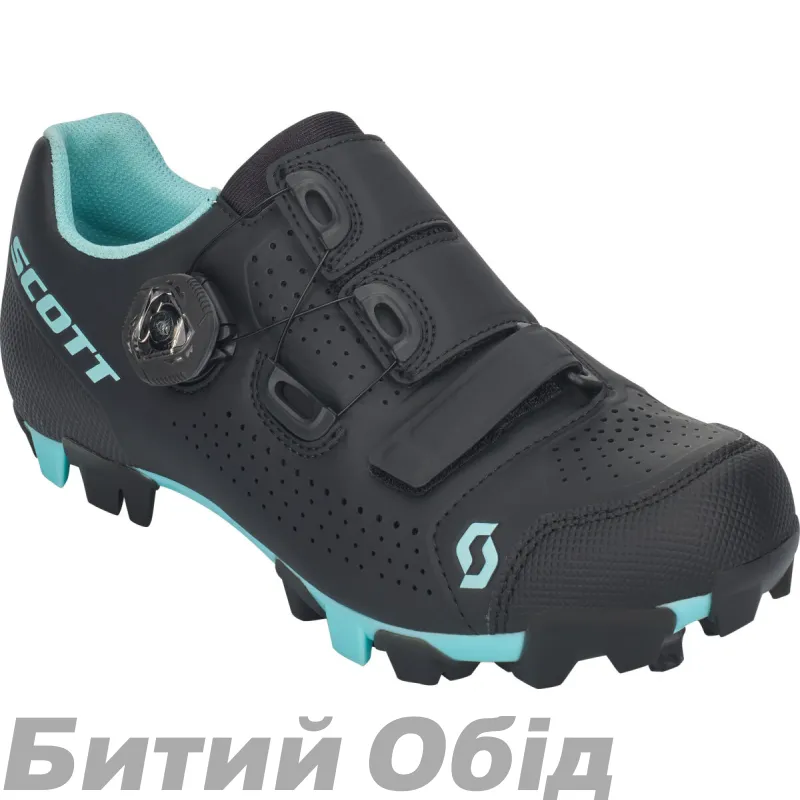 Велотуфлі SCOTT MTB TEAM BOA LADY чорний/бірюзовий