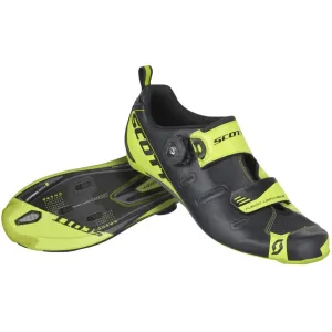 Велотуфли SCOTT TRI Carbon чёрно/жёлтые