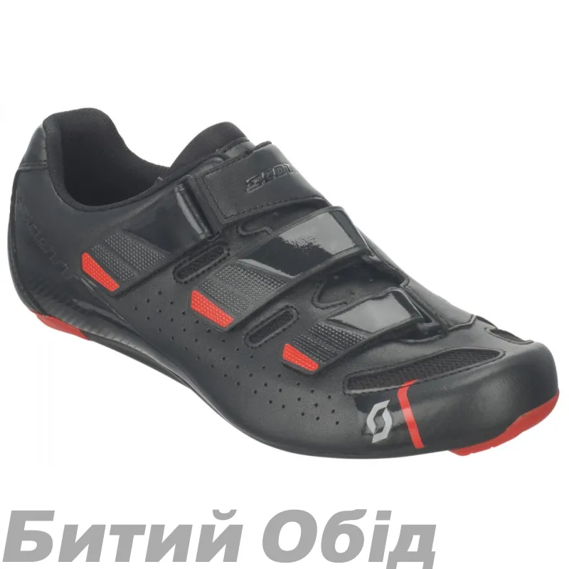 Велотуфлі SCOTT ROAD COMP чорно/червоний 