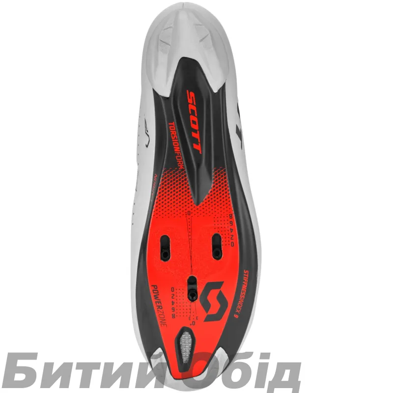 Велотуфлі SCOTT ROAD VERTEC BOA біло/червоні 