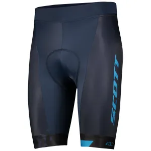 Велотрусы без лямок SCOTT RC TEAM ++ midnight blue/atlantic blue 