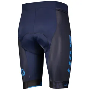 Велотрусы без лямок SCOTT RC TEAM ++ midnight blue/atlantic blue 