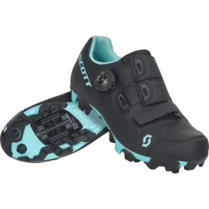 Велотуфли SCOTT MTB TEAM BOA LADY чёрный/бирюзовый