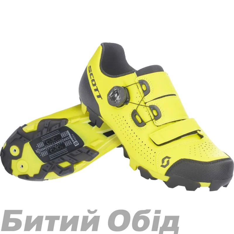 Велотуфли SCOTT MTB TEAM BOA жёлтый/чёрный 