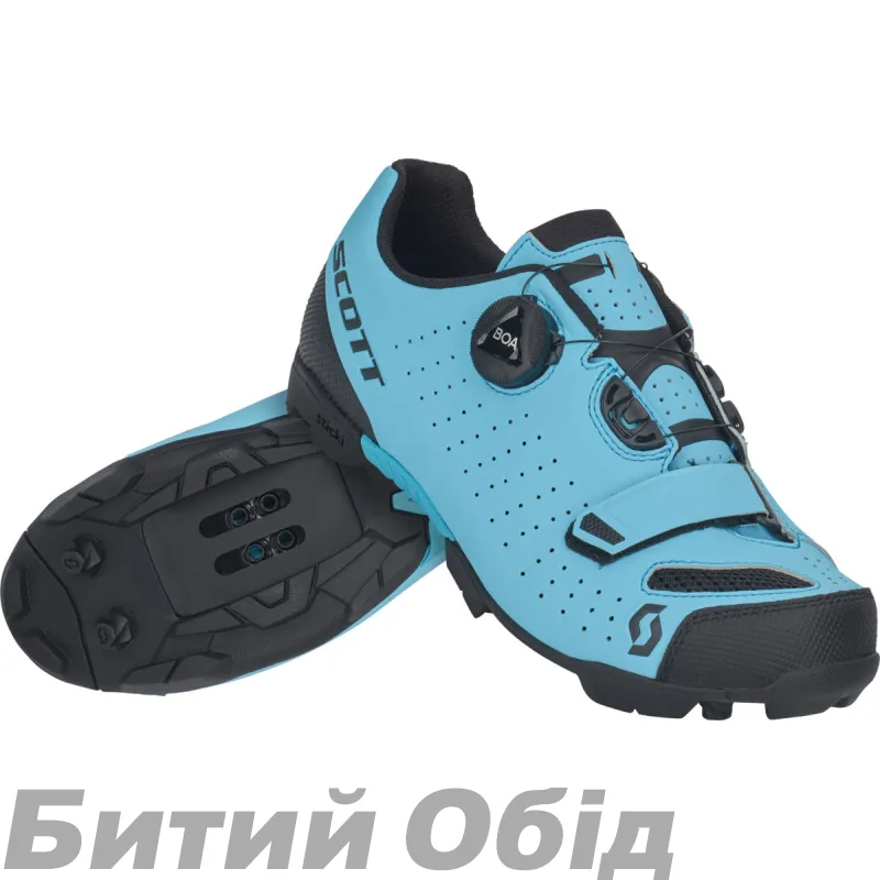 Велотуфлі SCOTT MTB COMP BOA LADY чорний/бірюзовий синій