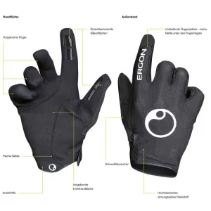 Перчатки Ergon HM2 black 
