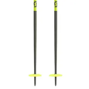 Палки горнолыжные SCOTT RIOT 18 RUBBER titanium 