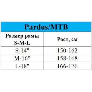 Велосипед PARDUS MTB Naik 27.5" Alu Altus 2x9s Silver