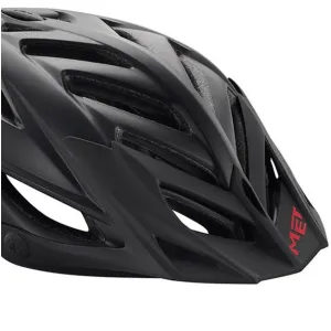 Козырек MET VISOR TERRA MATT BLACK WITH RED LOGO 2016