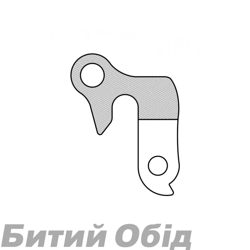 Держатель заднего переключателя Bianchi #C1355014, KHS #150, Gary Fisher #88388, Trek #420486