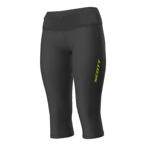 Рейтузы для бега SCOTT W RC 3/4 черно/желтые 