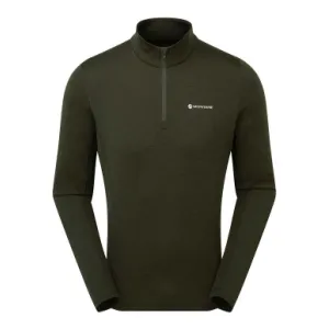 Футболка Montane Dart Zip Neck, oak green