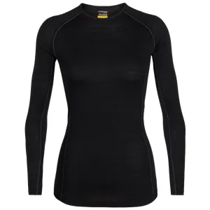 Термокофта ICEBREAKER 150 Zone LS Crewe WOMEN BLACK 