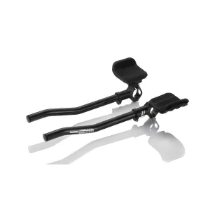 Руль аэро-насадка Fouriers Tri-bar авто-накладки с/трубами JS-типа 17град/180мм алю черный