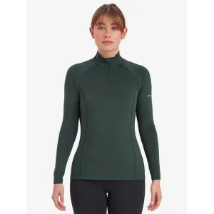 Термофутболка Montane Female Dart XT Zip Neck DEEP FOREST 