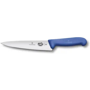 Нож кухонный Victorinox Fibrox Carving разделочный 19 см синий (Vx52002.19)