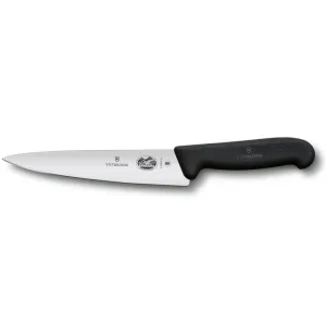 Ніж кухонний Victorinox Fibrox Carving обробний 15 см чорний (Vx52003.15)