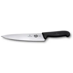 Ніж кухонний Victorinox Fibrox Carving обробний 22 см пряма заточка (Vx52003.22)
