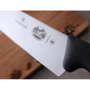 Ніж кухонний Victorinox Fibrox Carving обробний 22 см пряма заточка (Vx52003.22)