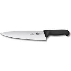 Ніж кухонний Victorinox Fibrox Carving обробний 25 см чорний (Vx52003.25)