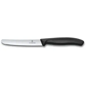 Кухонный нож Victorinox SwissClassic Table 11см закругл.нос с черн. ручкой