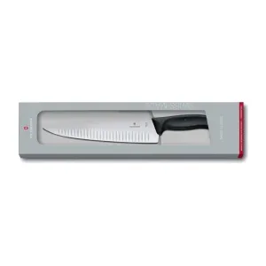Кухонний ніж Victorinox SwissClassic Carving 25см рифл. з чорн. ручкою (GB)