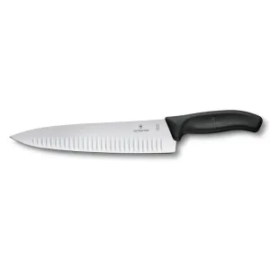 Кухонний ніж Victorinox SwissClassic Carving 25см рифл. з чорн. ручкою (GB)