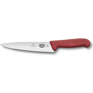 Ніж кухонний Victorinox Fibrox Carving обробний 15 см червоний (Vx52001.15)